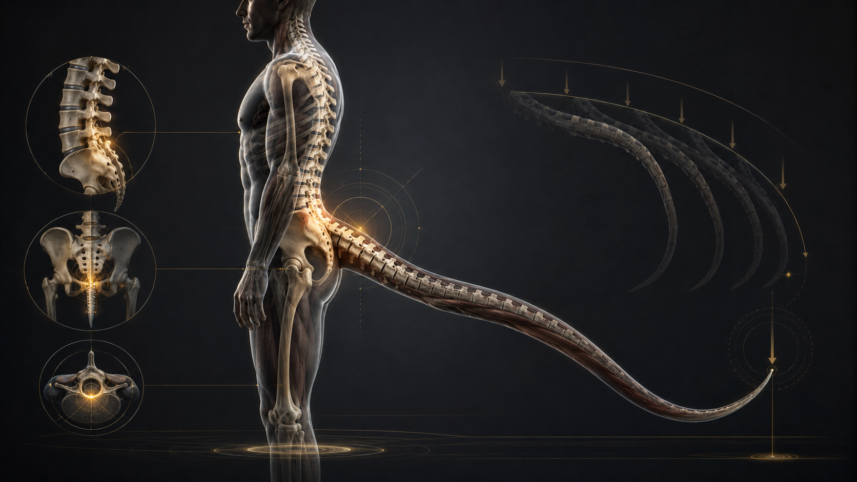 If Humans Had Tails: What It Would Actually Do to Your Spine