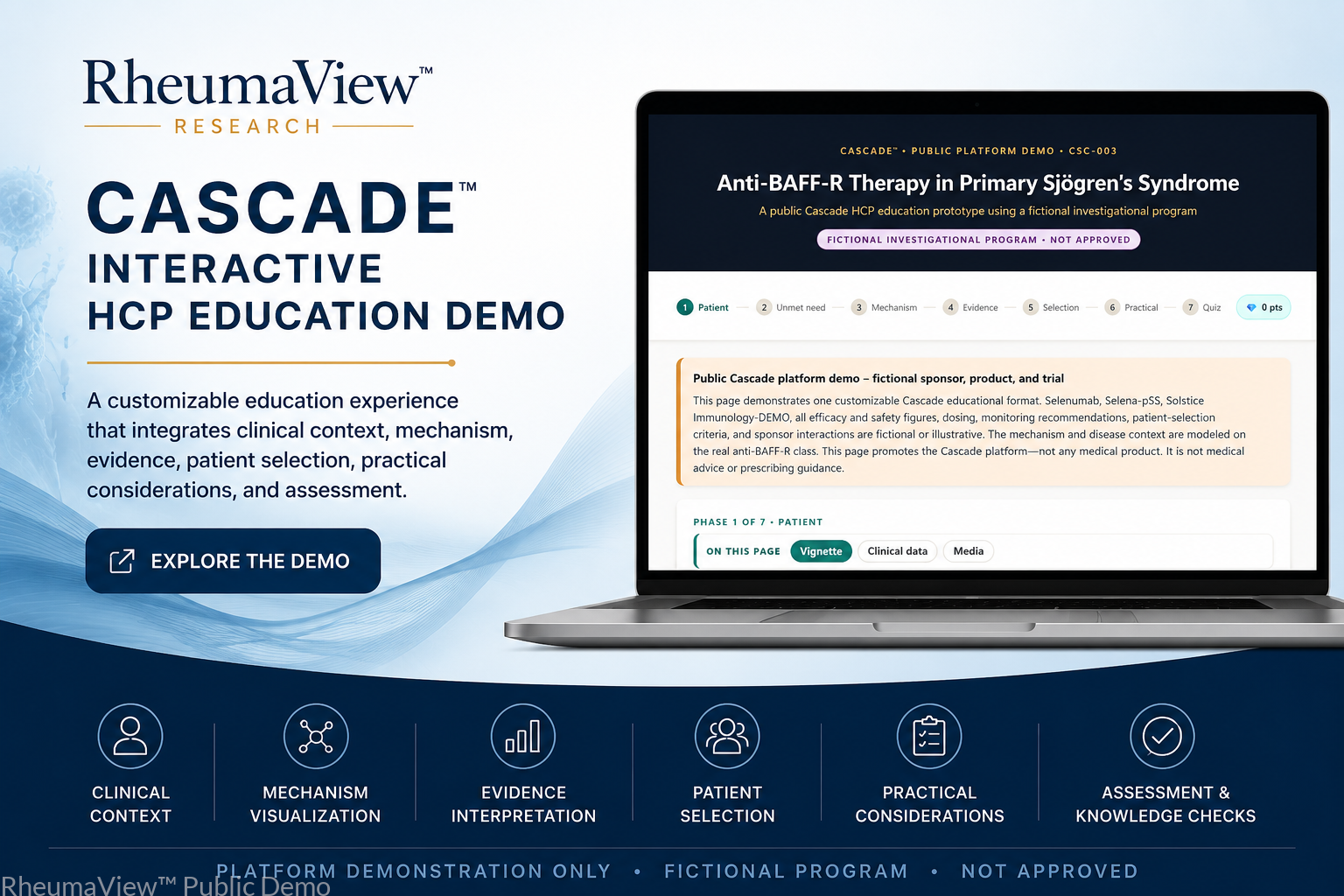 Beyond the Slide Deck: An Interactive Anti-BAFF-R Education Demo in Cascade™