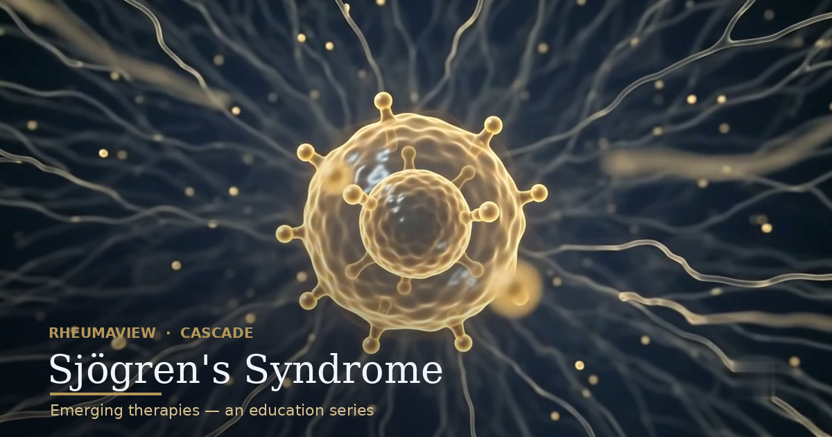 Sjögren’s Syndrome: from dryness to disease modification